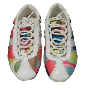 Coach Kirby Colorful Closed Shoes Size 5.5